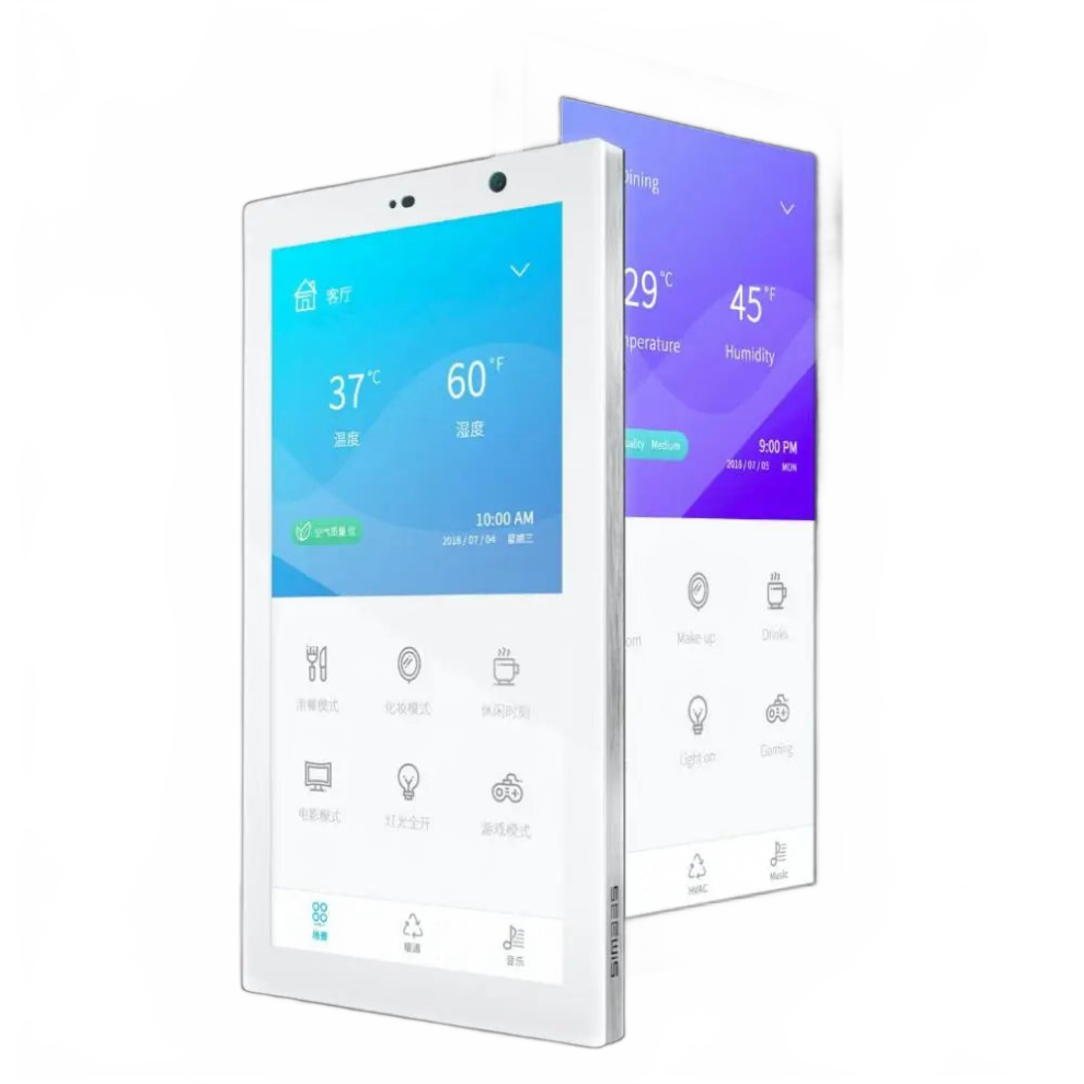 Tuya Hdl Smart Android Wall Panel: 6 Touchscreen In-Wall Amplifier For Smart Home Theater With Rs485 Support 726084111066