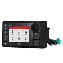 Marine Bluetooth Stereo Receiver: AM/FM Radio, Mech-Less Audio/Video Player for Yacht & Power Sport