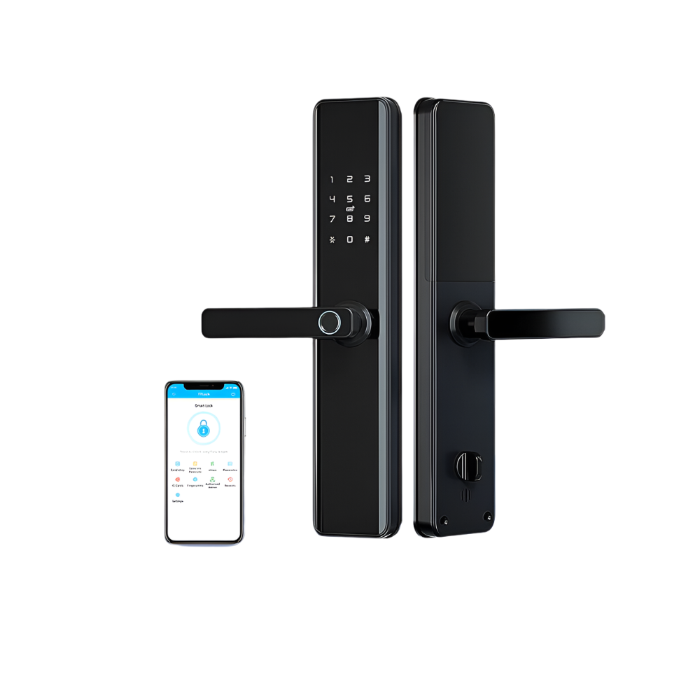 Waterproof Bluetooth Wifi Smart Lock With Fingerprint & Biometric Code Access 313089182100