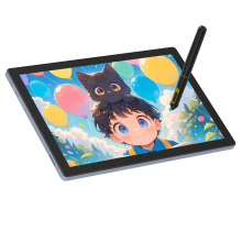 Bosto BT-101A 10,1" tragbares Grafiktablett mit Finger-Touch-Funktion und entspiegeltem IPS-Bildschirm
