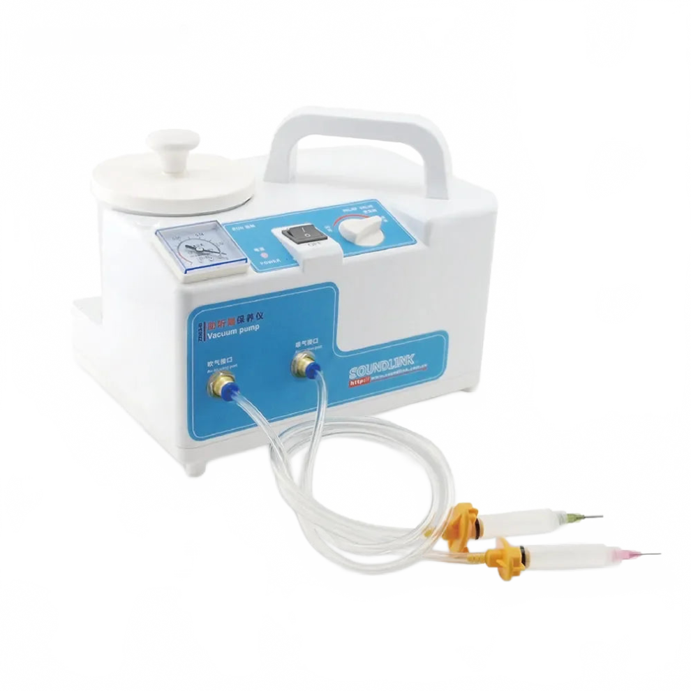 SoundLink Hearing Aid Vacuum Cleaner: Powerful Suction Pump for Efficient Drying and Cleaning of Hearing Instruments
