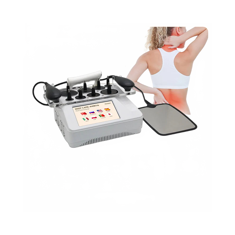 Portable Indiba 448k CET RET RF Therapy Device - Deep Warm 12cm, Pain Relief, Weight Loss, Skin Firming & Slimming