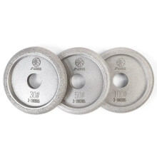 Z Lion 3-Piece Diamond Fluting Wheel Set - Vacuum Brazed Grinding Discs for Stone Countertops