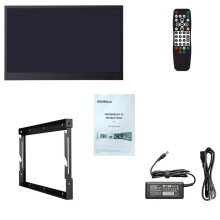 Souria 32 Black Smart Bathroom Waterproof LED TV - Android IP66 Shower Television, European Spa Warehouse