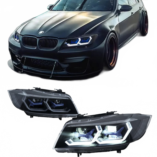 BMW 3er E90 Scheinwerfer (2005-2012)LED-Projektionsscheinwerfer mit Tagfahrlicht Autozubehör