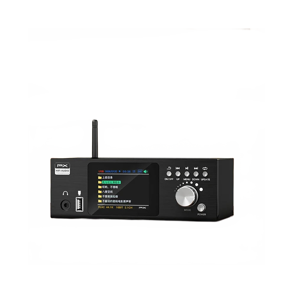Premium Hifi Digital Music Player With Es9038q2m Dac, Dsd512 Lossless Decoding, Qcc5125 Bluetooth 5.1, And Amanero Usb 7445045332380