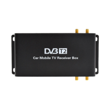 High-Speed 180 km/h Car Digital TV Tuner with DVB-T2 and HD 1080p Receiver - 4 Antennas for Optimal Mobility