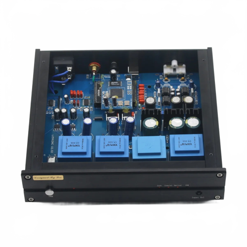 High-Fidelity TDA1541 Audio DAC Decoder with Coaxial, Optical, and USB Inputs