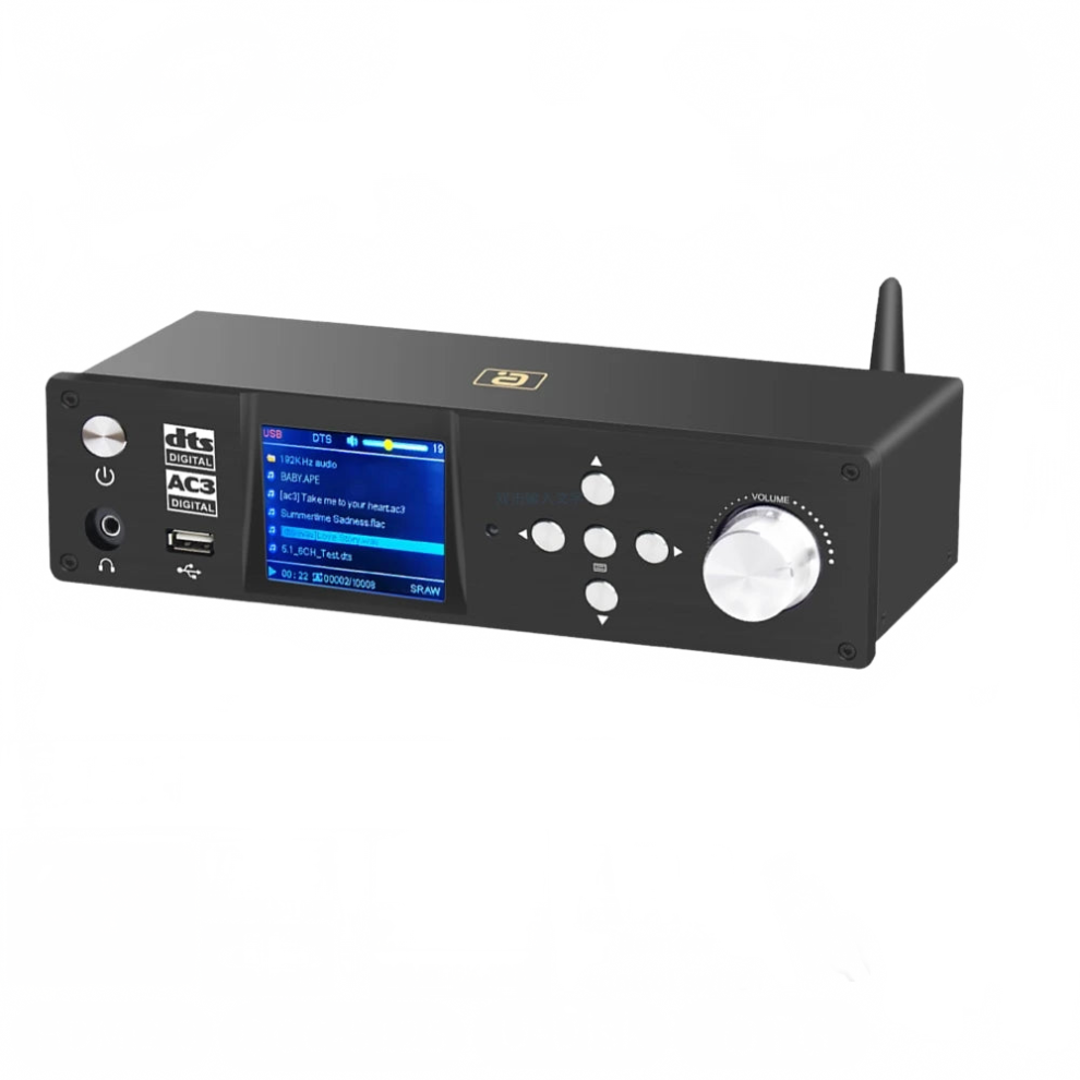4K Hdmi 2.0 Audio Converter & Bluetooth 5.1 Receiver With Dts-Hd Ac3 5.1Ch Decoder, Ess9038q2m Dac, And Dsd 768Khz Support 7445056364363