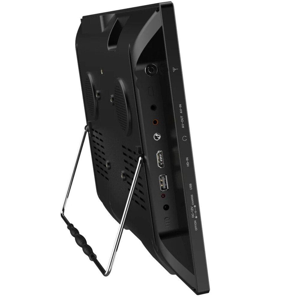 Leadstar D16 15.4 Portable Mini Digital Tv - Rechargeable, Supports Dvb-T2/Isdb-T/Atsc, Hevc H.265 10-Bit, Perfect For Car & Kitchen Use 7445035922997