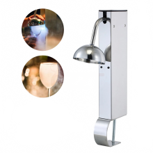 Commercial Glass Froster & Wine Chiller: Quick Cooling Cup Cooler for Bars with CO2 Gas Cylinder Connection