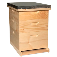 Premium-Bienenstock aus Kiefernholz (Langstroth-Bauweise, Modell 2024) – 8- und 10-Rahmen-Optionen