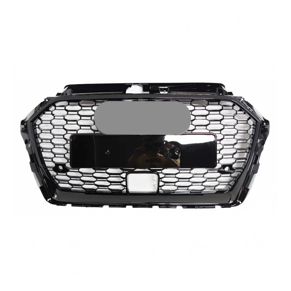Audi A3/S3 8V Front Bumper Center Grille With Acc Hole - Rs3 Style (2017-2020) 384925509603