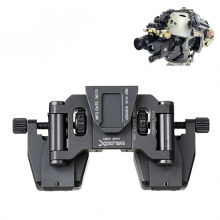 Ultimatives Nachtsichtgerät-Set: PVS-14-Brille mit Rhino-Fernglasbrücke und robuster NVG-Halterung für den L4 G24 Fast Helm
