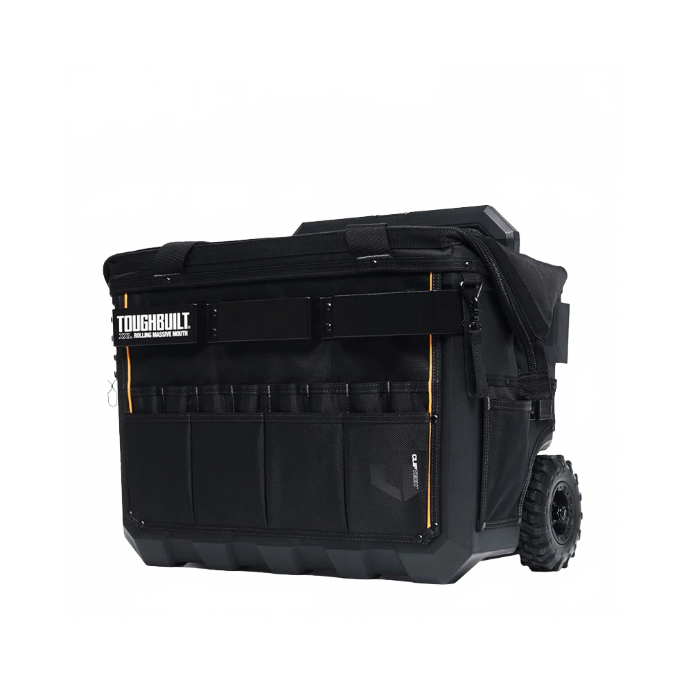 ToughBuilt Rolling Massive Mouth Tool Bag - Durable Storage Solution for Professionals (Available in 14, 18, and 22 Sizes)