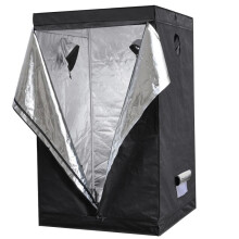 Premium 1680D Hydroponics Grow Tent - 120x120x200cm with 100% Reflective Mylar for Optimal Plant Growth