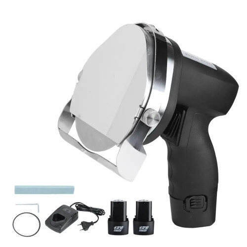Adjustable Thickness Cordless Electric Kebab Slicing Machine with EU Plug (110V-240V)