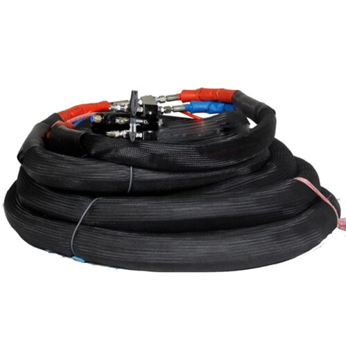Durable 15m Polyurethane PU Foam Heating Hose for Spray Machines