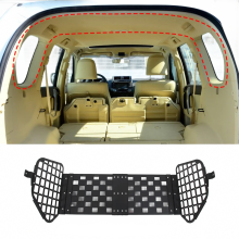 Cheya Alloy Rear Trunk Side Window Shelf Organizer for Toyota Land Cruiser Prado 2010-2023