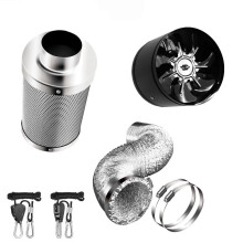 Versatile Centrifugal Fan & Activated Carbon Air Filter Set for Hydroponics and Greenhouse Grow Tents