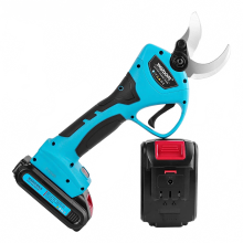 Professionelle 40-mm-Akku-Gartenschere, 21-V-2-Ah-Lithium-Akku, scharfer Astschneider