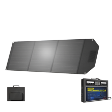 Vanpa 100W opvouwbare zonnepaneellader met DC-, Type-C- en USB-uitgangen voor energiecentrales, mobiele telefoons, kamperen en noodgevallen