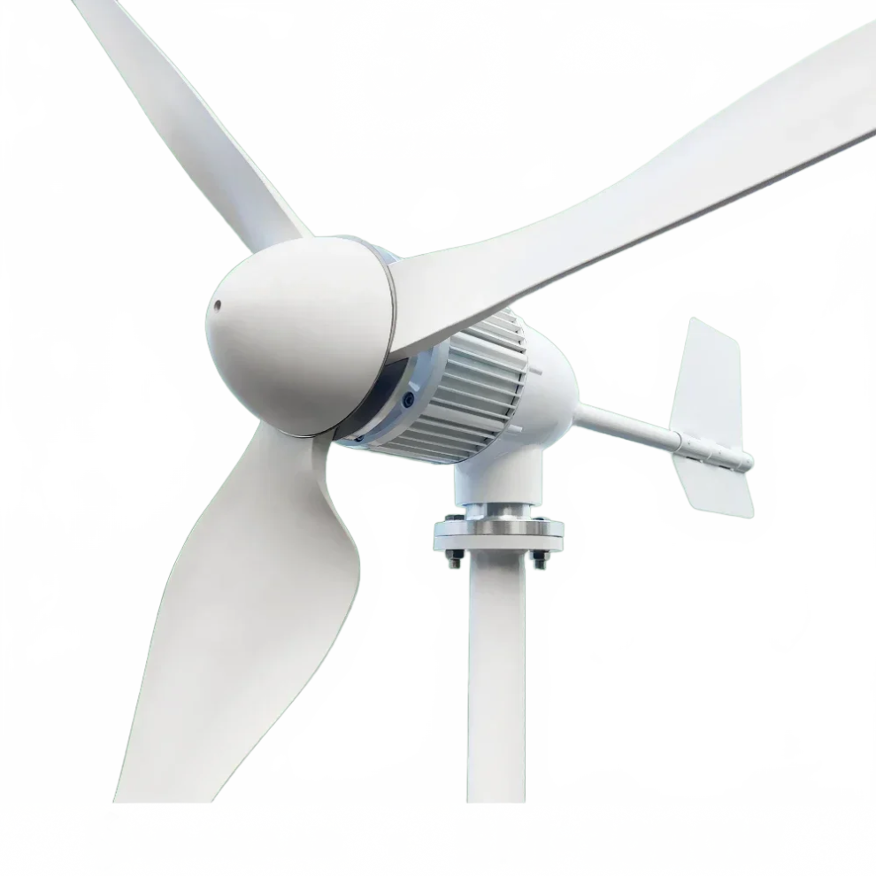 High-Efficiency Hybrid Wind Turbine Power Generator 5000W/3000W With Mppt Charger Controller For Outdoor Use - Available In 12V/24V/48V 313102872896