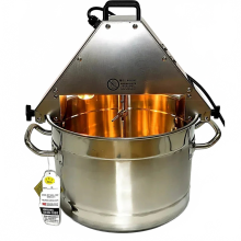 Compact 10L Stir Fry & Jam Making Machine - 220V/110V Home Use Agitating Pot & Food Stirring Wok