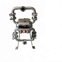 Stainless Steel Air-Operated Double Diaphragm Pump - Food Grade, Sanitary, Self-Priming (Model: QBY3 W25)