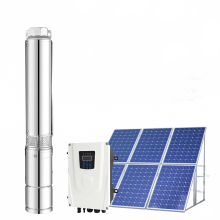 Efficient Hybrid DC/AC Solar-Powered High-Pressure Pump with Durable Plastic Impeller for Agricultural Irrigation and Deep Well Applications