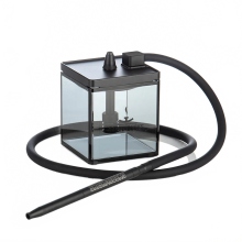Compacte Shishabucks Cloud Micro Hookah: hoogwaardige, reisvriendelijke vierkante shisha van acryl