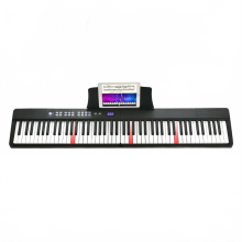Compact 88-Key Foldable MIDI Controller & Digital Piano Synthesizer Keyboard