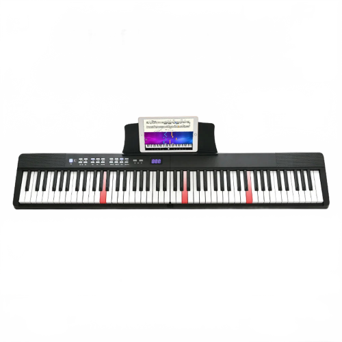 Compact 88-Key Foldable MIDI Controller & Digital Piano Synthesizer Keyboard