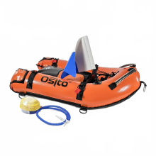 Osito Spearfishing Float Boat with PVC Inner Bladder & Flag - Diving Buoy with Pump, Available in 3 Colors
