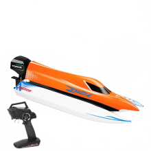 High-Speed RC Boat: 50km/h Brushless Motor with Auto Reset & Water Cooling