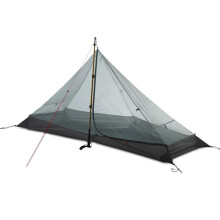 Flames Creed Lanshan 1-Person Ultralight 3-Season Camping Tent - 15D Silnylon with T & J Doors