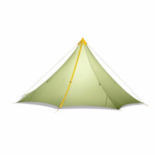 Ultralight 860g Knot Pyramid Tent - 4 to 8 Person Capacity, 20D Nylon Silicon-Coated Tarp for Outdoor Adventures