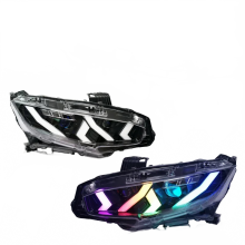 RGB-Scheinwerfer für Honda Civic der 10. Generation – Einfache Plug-&-Play-Installation, zerstörungsfreies Upgrade