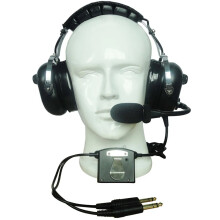 UFQ A2 Premium Active Noise Cancelling Aviation Headset - ANR Pilot Headphones with Superior Noise Isolation for Airline Professionals