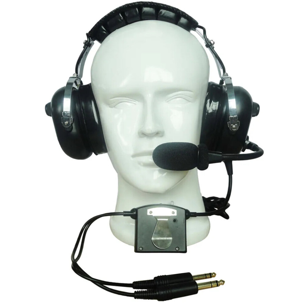 Ufq A2 Premium Active Noise Cancelling Aviation Headset - Anr Pilot Headphones With Superior Noise Isolation For Airline Professionals 313057926927