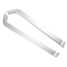 Silver Aluminum Alloy Gear Collar Trim Frame Sticker for Land Rover Discovery Sport (2015-2017)