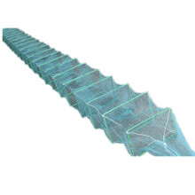 Durable 10m Knotted Fishing Cage with 27 Sections - I for Shrimp and Outdoor Fishing