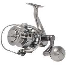 Heavy-Duty Full Metal Spinning Fishing Reel: Powerful Drag & Long Cast for Big Game Saltwater Deep Sea Fishing (Sizes 3000-6000)