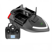 Advanced GPS Fishing Bait Boat with Dual Motor & Fish Finder, 500m Remote Control, 2kg Load Capacity, Night Light & Turn Signal