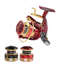 Shoutsubasa Sang Woo MG3000LBX High-Speed Fishing Reel - 6.2:1 Gear Ratio, 10kg Max Drag, Sea-Only, Affordable Brake Reel