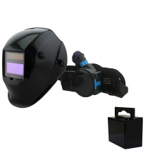 Auto-Darkening Welding Helmet with High-Power Electric Filtration & Dust Respirator - Professional PAPR Kit