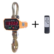 5-Ton OCS Digital Lifting Scale with Wireless Remote - Aluminum Shell, Red/Green Display, I for Industrial Use and Tire Repair