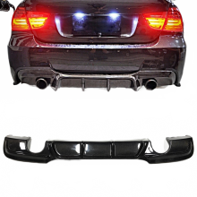 Carbon Fiber Rear Bumper Diffuser Lip & Spoiler Plate for BMW E90 3 Series (325i, 335i) Sedan 4-Door M Sport (2009-2012)
