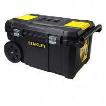 Stanley STST1 80150 Werkzeugwagen mit Rollen – 23 praktische Fächer zur Werkzeugaufbewahrung und Materialhandhabung