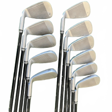 Premium 430 Model Forged Golf Club Irons Set (4-9W) with R/S Graphite & Steel Shafts, Headcovers &